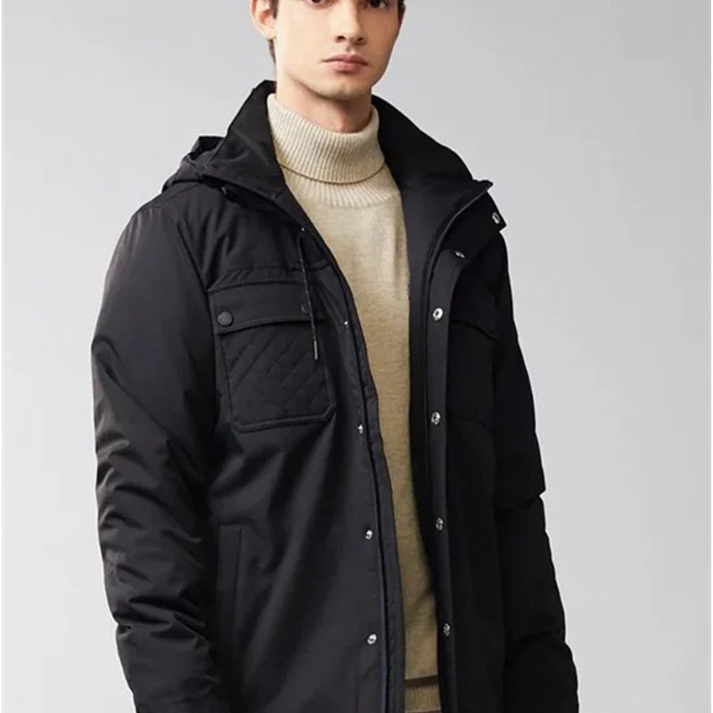2024 New Arrival Men's Outer Jackets Fashion Coat Jacket With Padding Winter Men's Hooded Jacket