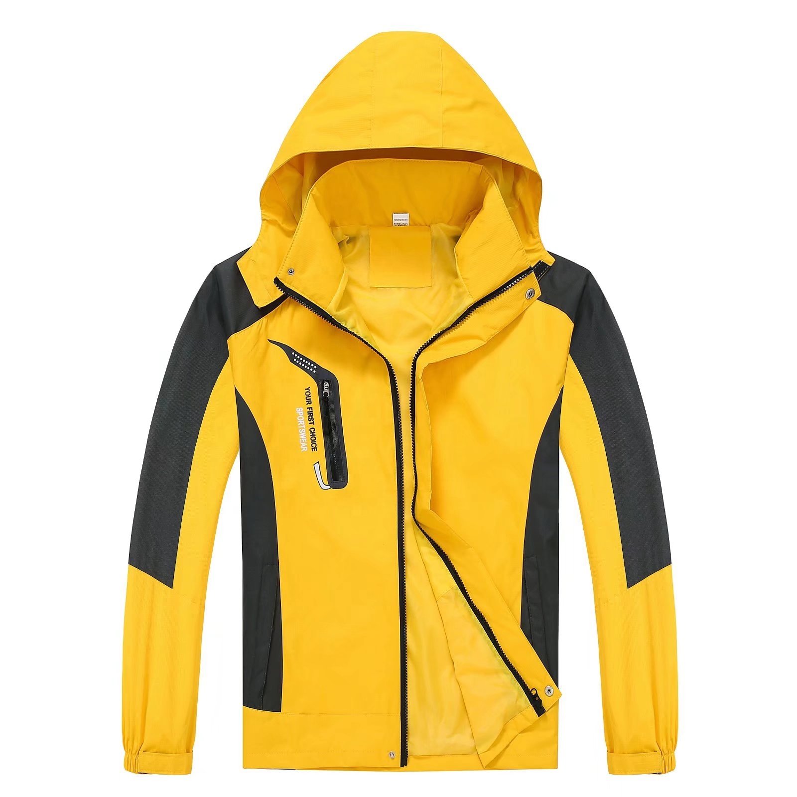 Spring Autumn Hiking Waterproof Jackets Hooded Thin Coat Windbreaker Jacket Outdoor Sports Climbing Camping Trekking Fishing Men