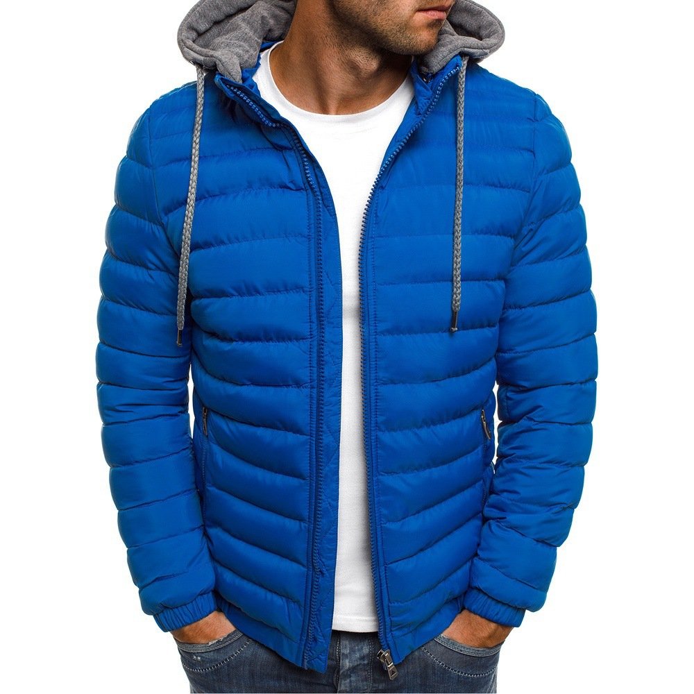 Men Polyester Jacket Christmas Overcoat