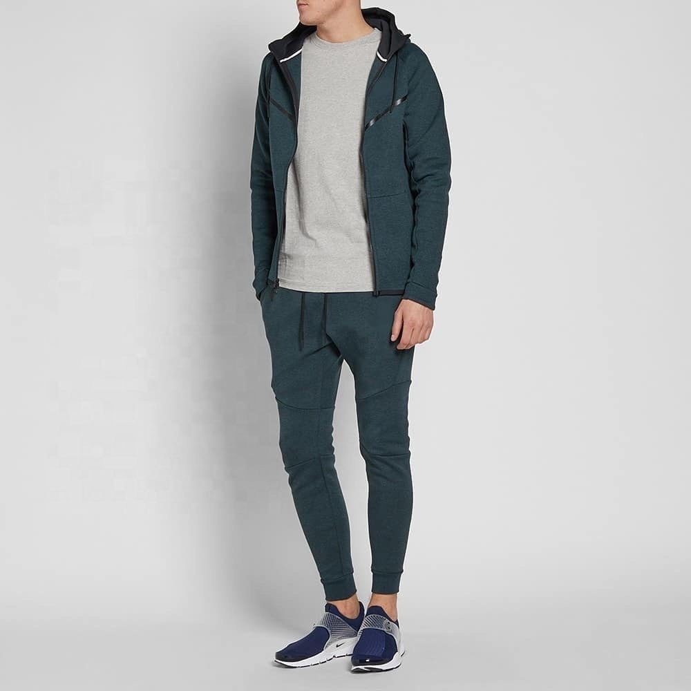 Custom Wholesale Men Fashion Tracksuits High Quality Fitted Tracksuits Men Training Zipper Jacket Tracksuits
