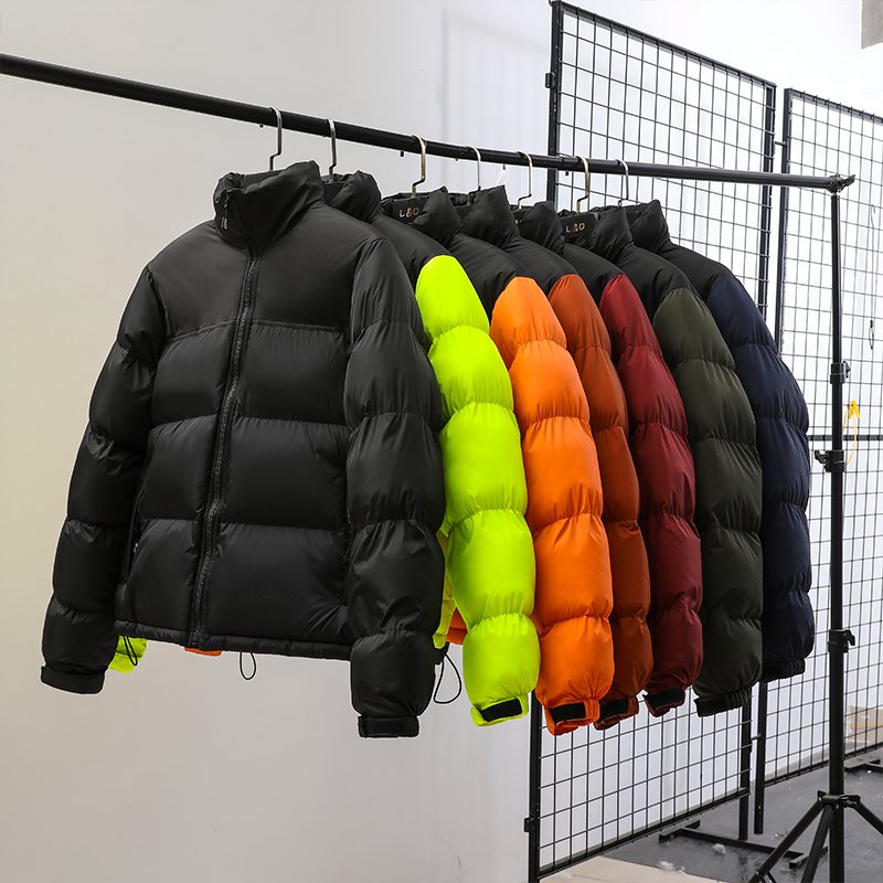 OEM Custom Design Bubble Casual Zipper Custom Down Streetwear Puffer Man Winter Coats Men's Jacket For Men Stylish