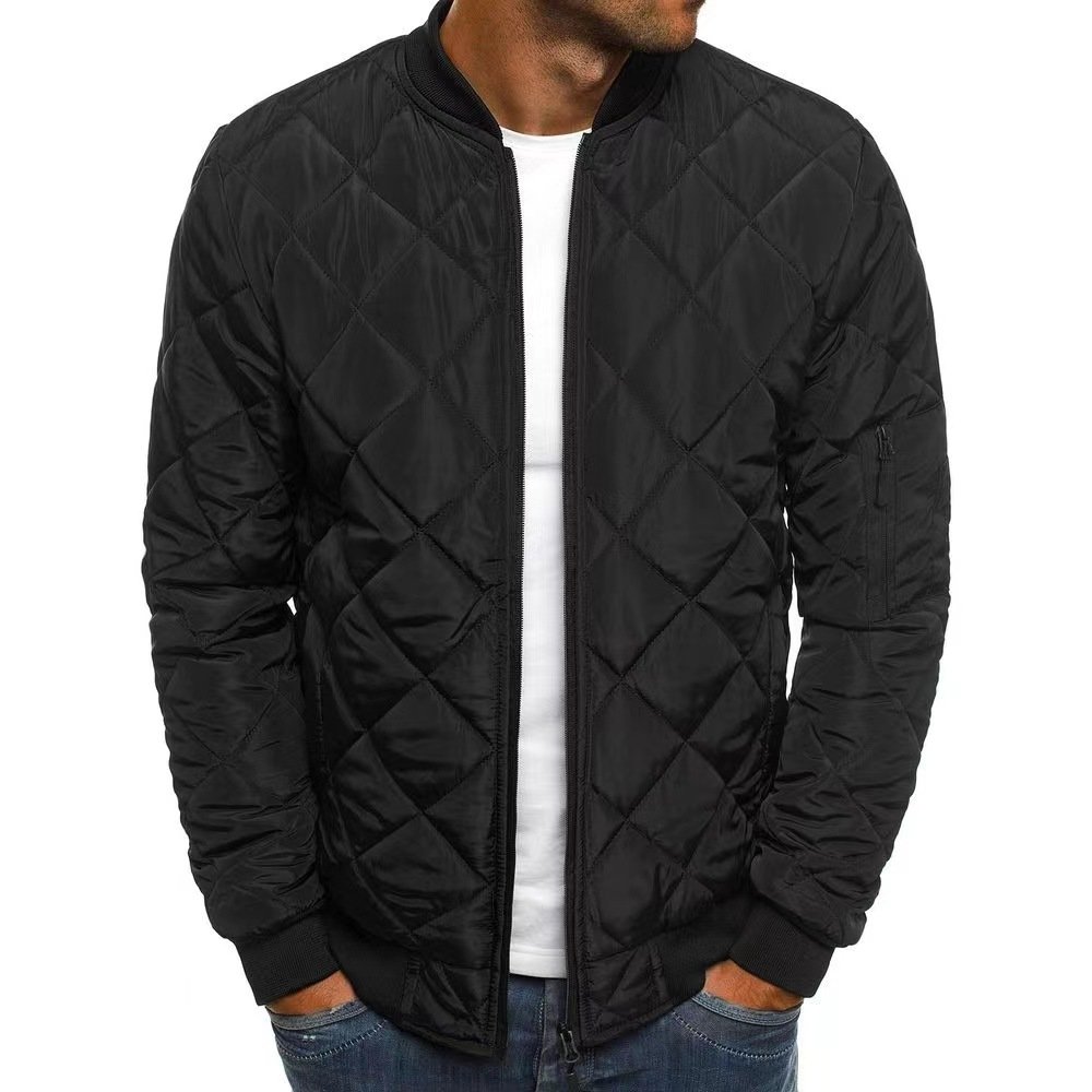 Wholesale Custom Winter Windbreaker Wholesale Men Plus Size Men's Jackets Plain Nylon Satin Bomber Men's Jackets