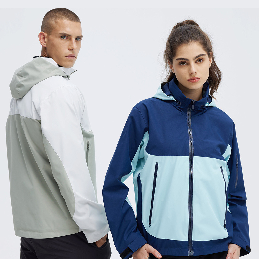 Wholesale Latest Custom Print Logo Full Zip Fleece Windbreaker Jacket For Men Women Windbreaker