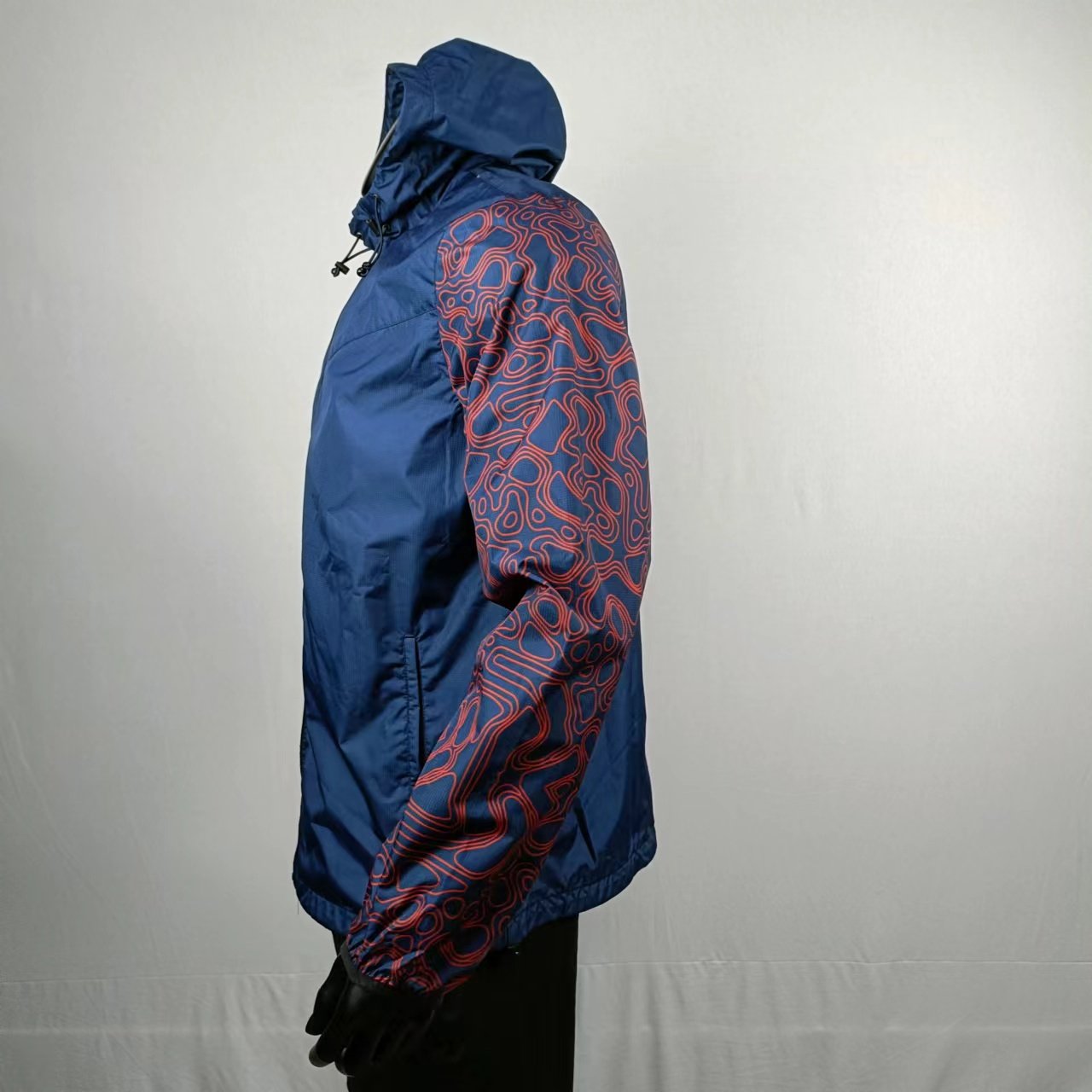 Professional custom wind breaker jacket The high quality fashion plus size men's jackets