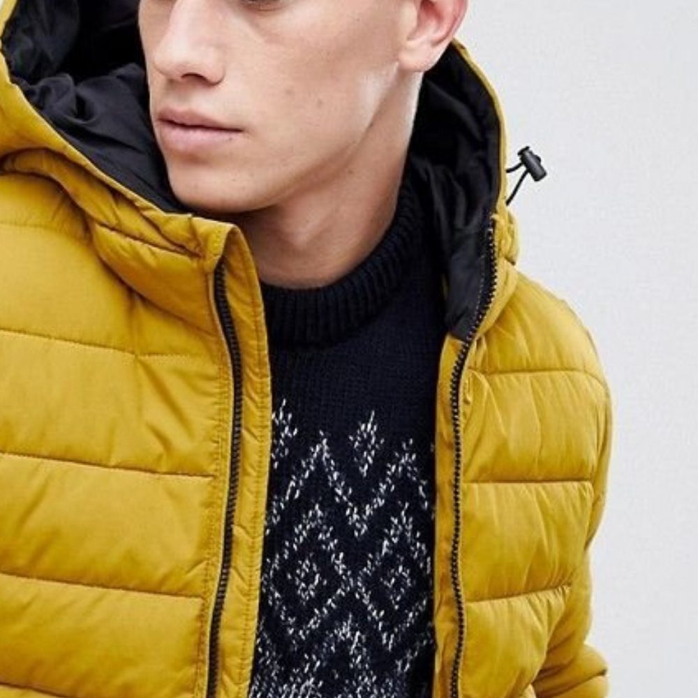 Winter Men Hooded Cotton Padded Puffer Jacket Wholesale Plus Size Men Windproof Fashion Bubble Jacket