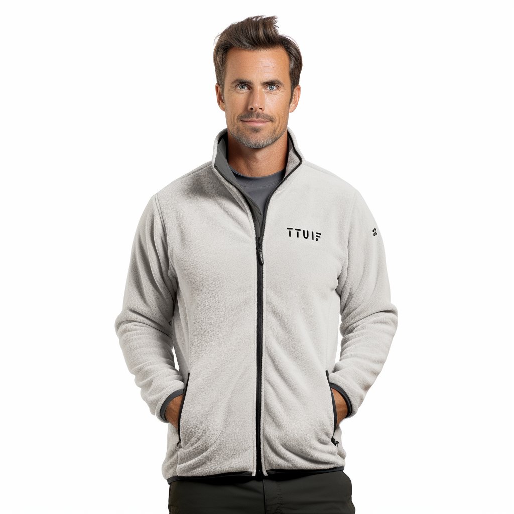 Custom Men's Zip Up Heavyweight Winter Fleece Sherpa Lined Warm Jacket