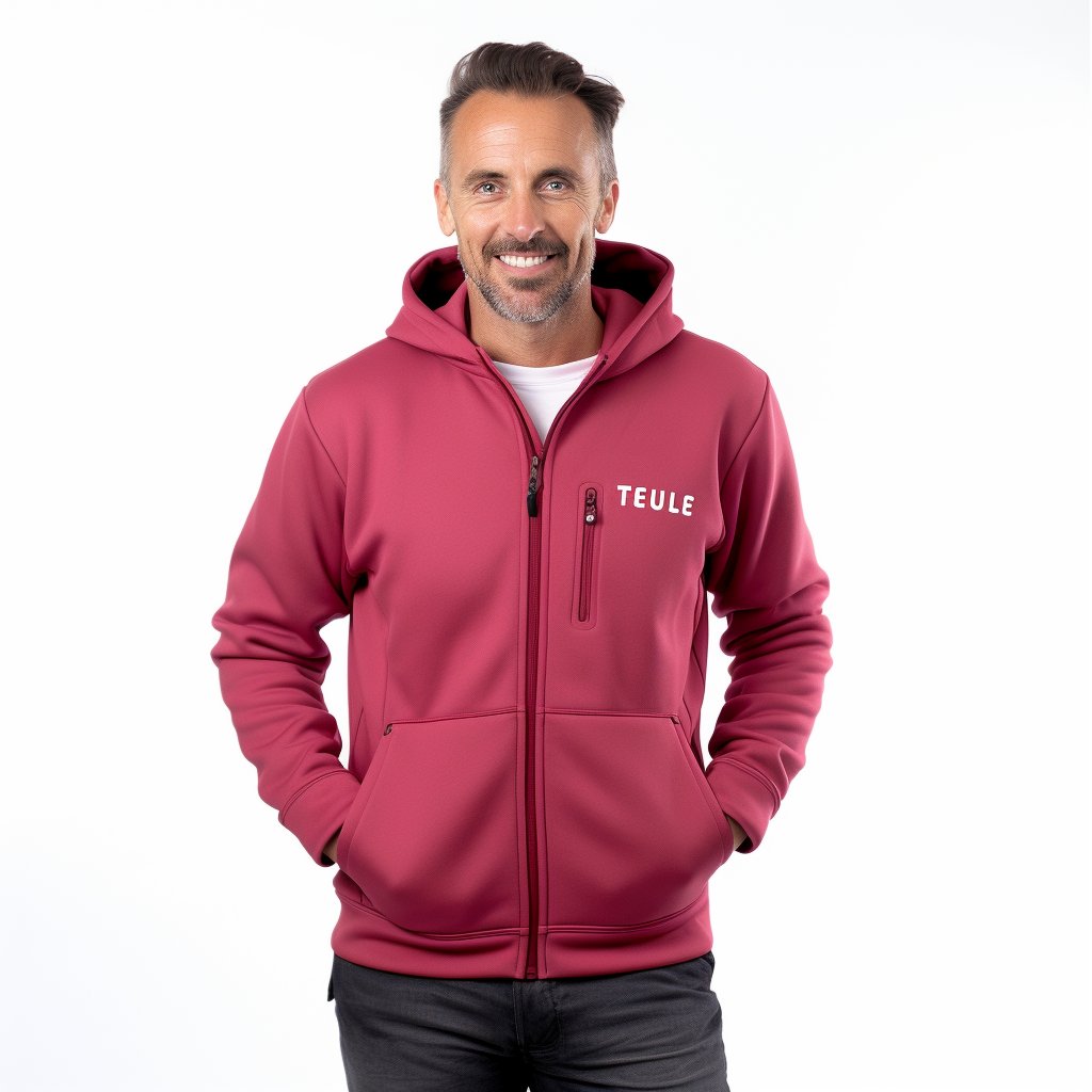 Custom Men's Zip Up Heavyweight Winter Fleece Sherpa Lined Warm Jacket