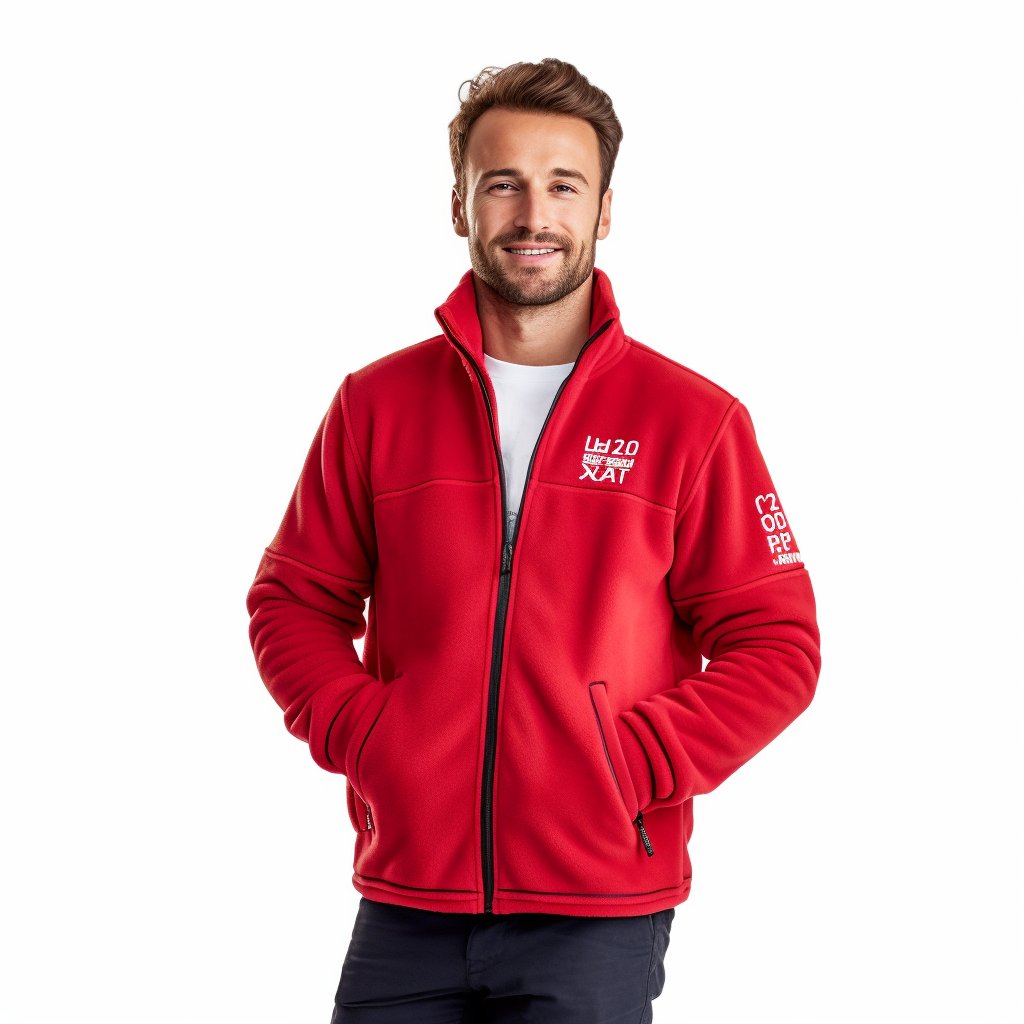 Custom Men's Zip Up Heavyweight Winter Fleece Sherpa Lined Warm Jacket