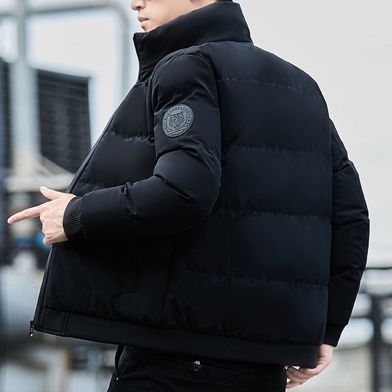 Winter Thickened and Trendy Korean Style Men's Down Jacket Long-Sleeved Jacket