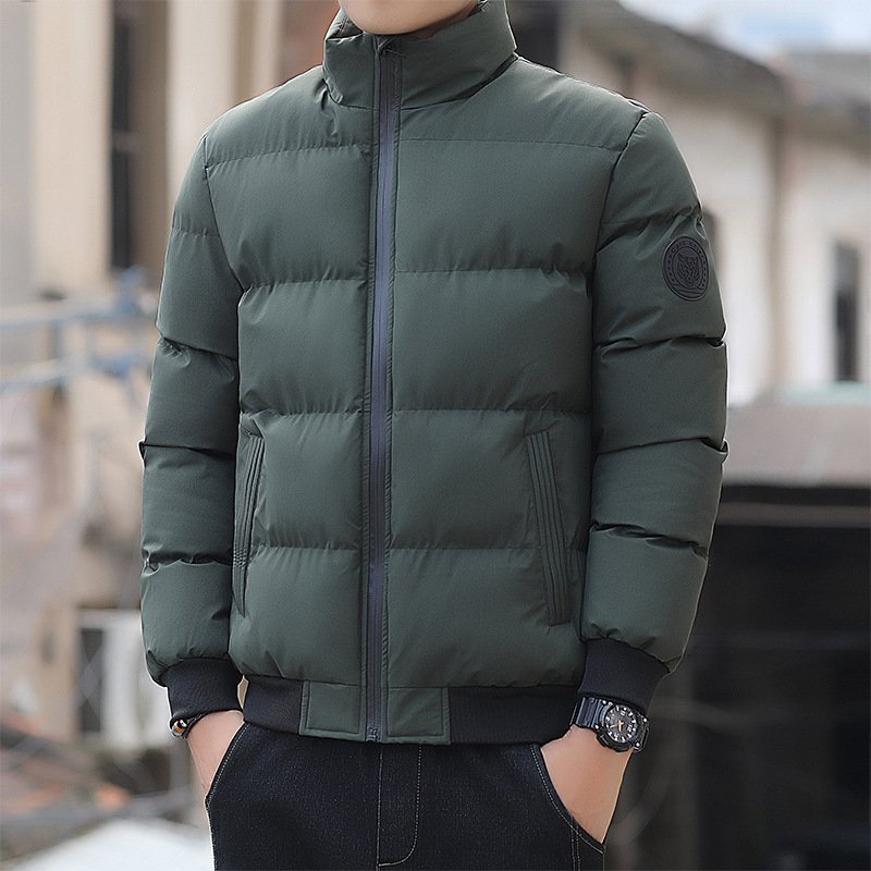Winter Thickened and Trendy Korean Style Men's Down Jacket Long-Sleeved Jacket