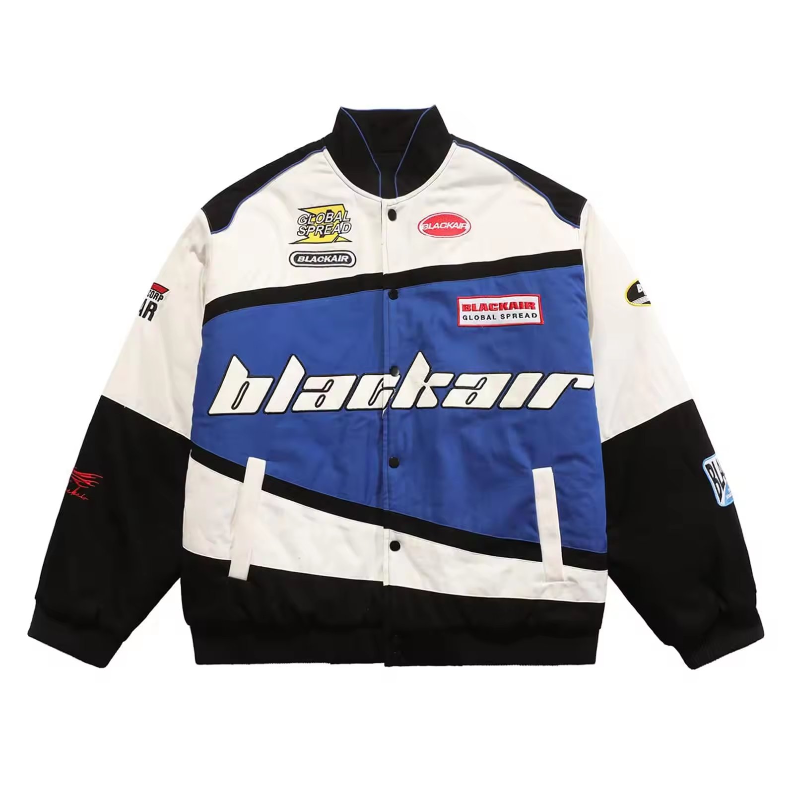 Hot Sale Customize Streetwear Letterman Jacket Embroidery Logos Racing Unisex Jackets