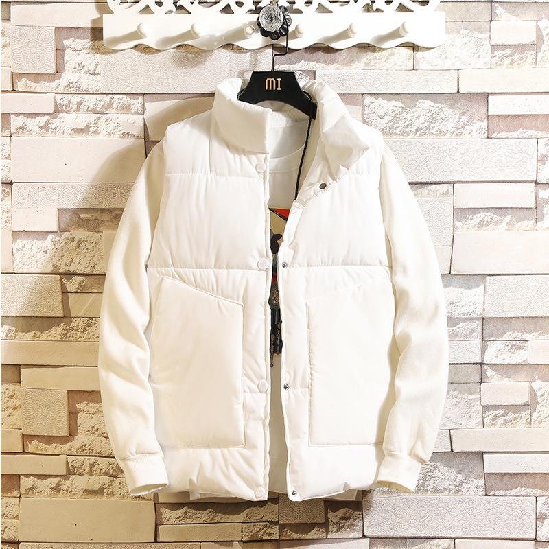 Low price wholesale factory winter jacket solid color plus size vest men's jacket plus size jacket men's vests