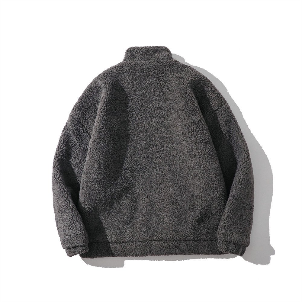 Custom padded man long sleeve winter polar fleece men's jacket men's jackets & coats