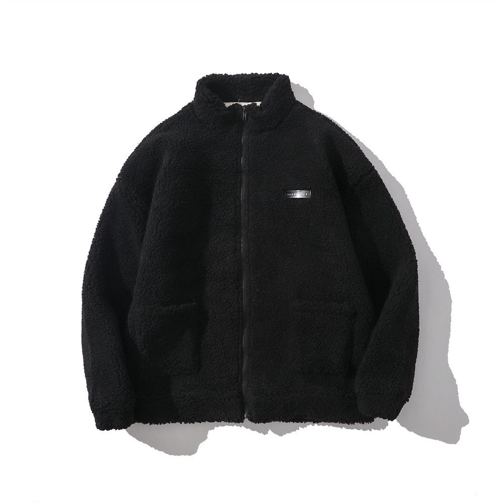 Custom padded man long sleeve winter polar fleece men's jacket men's jackets & coats