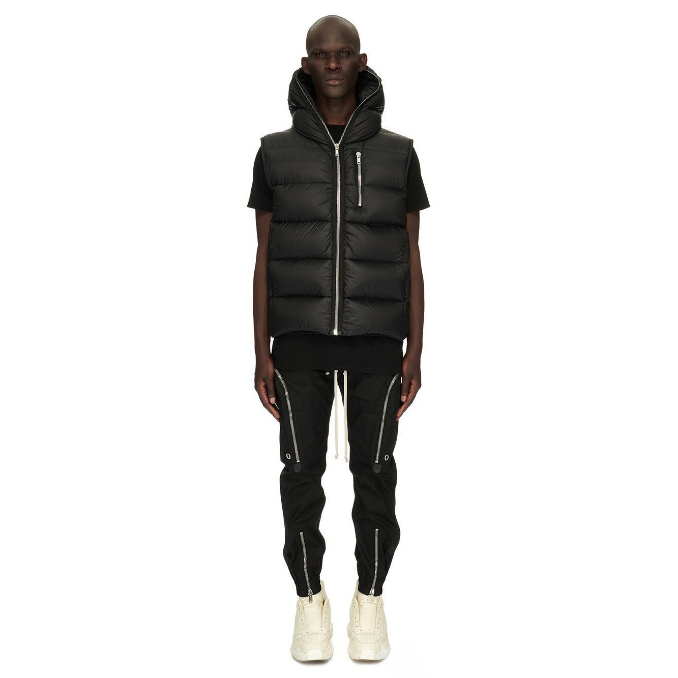 New trendy OEM high quality design vest zipper opening and closing fashion casual vest for men