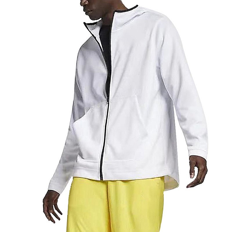 men's hoodies with full zipper loose casual fitness sports men coat