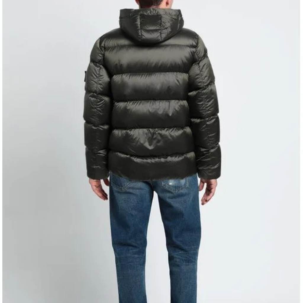 Wholesale Custom OEM Printed Puffer Jacket For Men Customized Logo Casual Winter Jacket For Men with Pockets