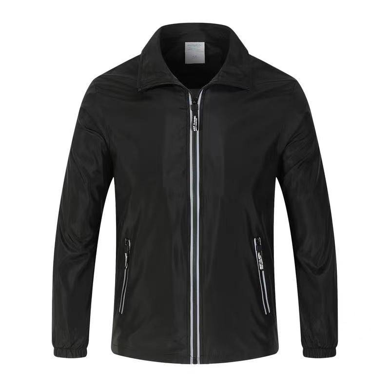 Outdoor clothing skiing men's soft shell jacket custom windbreaker clothing black casual green plain waterproof red orange custo