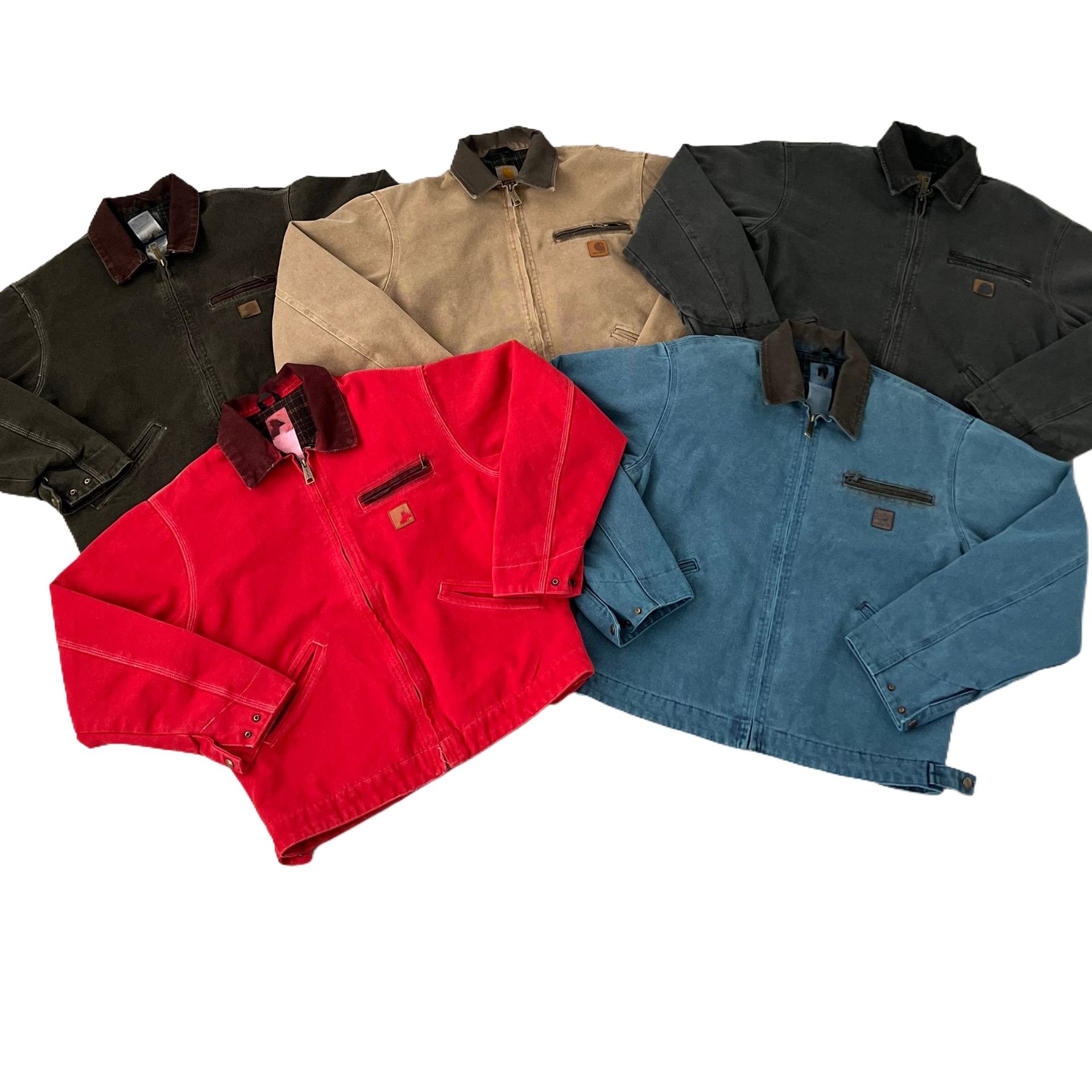 OEM custom design vintage washing band collar zip up used work jackets plus size men designer jacket men's jackets