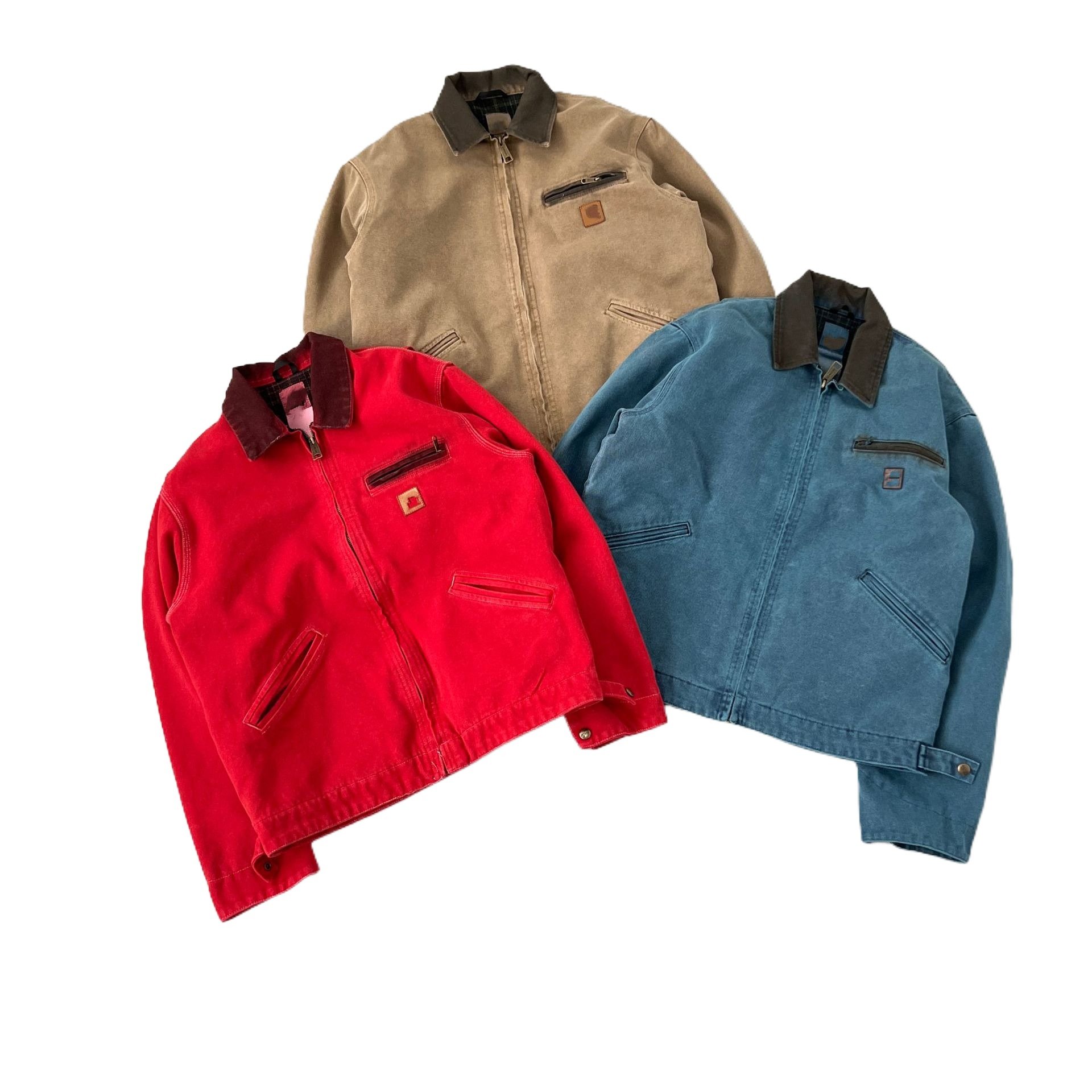 OEM custom design vintage washing band collar zip up used work jackets plus size men designer jacket men's jackets