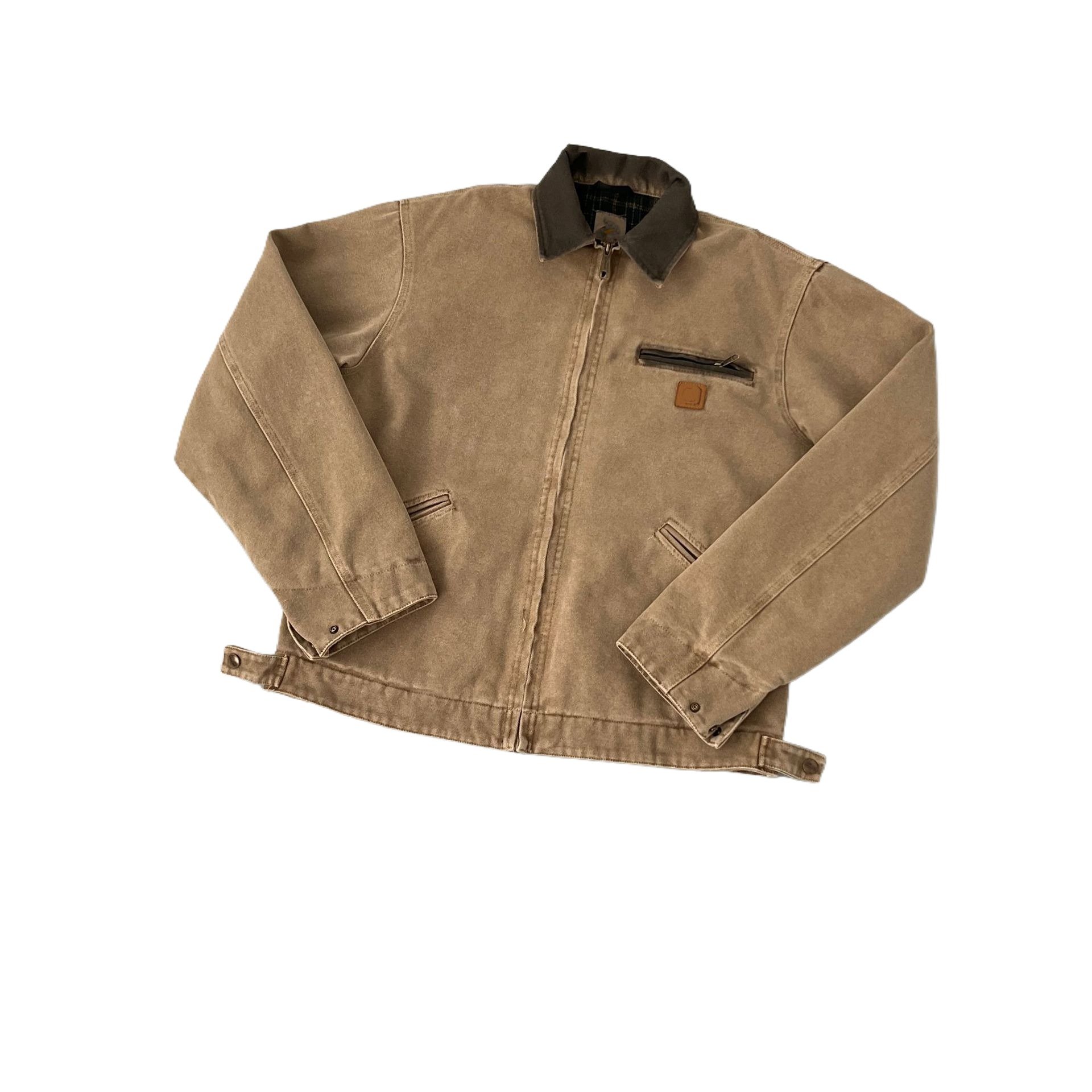 OEM custom design vintage washing band collar zip up used work jackets plus size men designer jacket men's jackets
