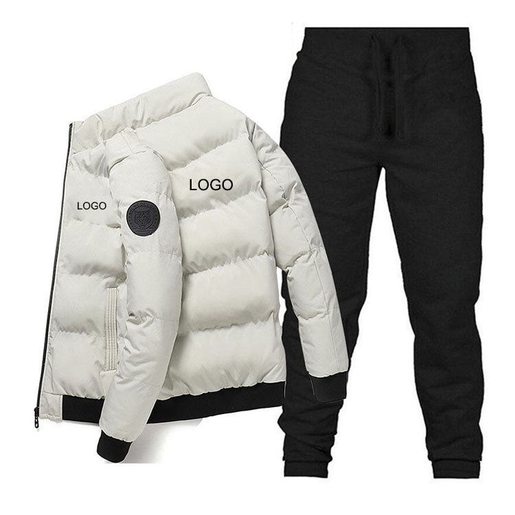 Wholesale Down Jacket Stand-up Collar Thickened Warm Korean Style Winter Men Cotton Filling Men's Jacket Padded Jacket