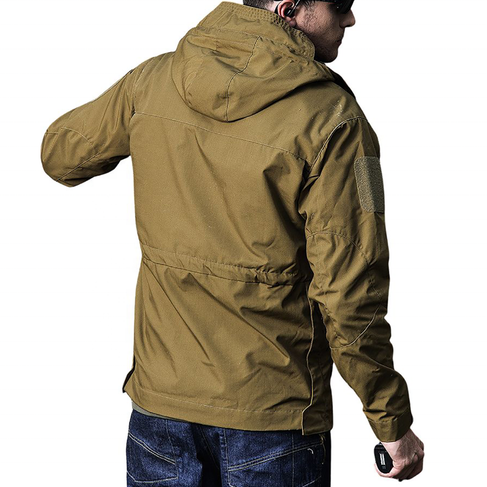 Unique Design Men's Outdoor Jacket Tactical Camouflage Windproof Multi-pocket Combat Jacket With Low Price