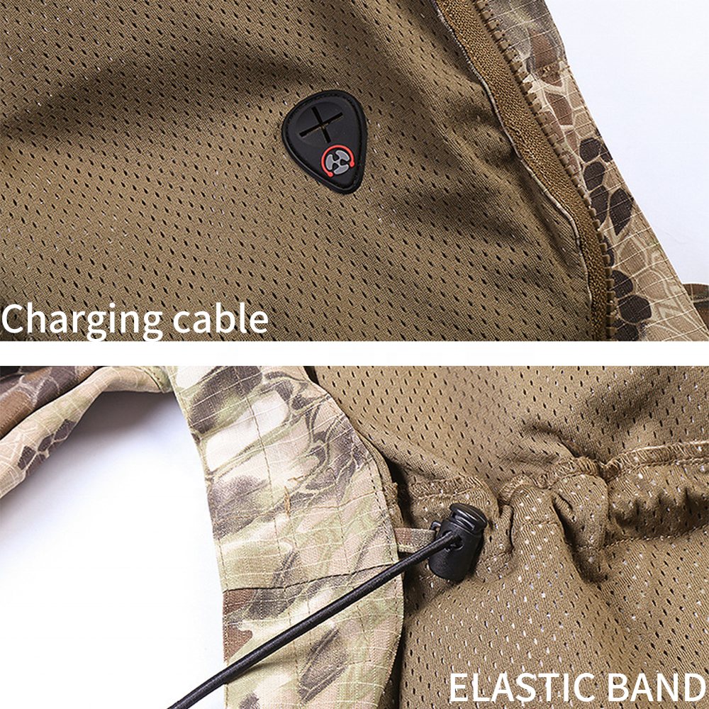 Unique Design Men's Outdoor Jacket Tactical Camouflage Windproof Multi-pocket Combat Jacket With Low Price