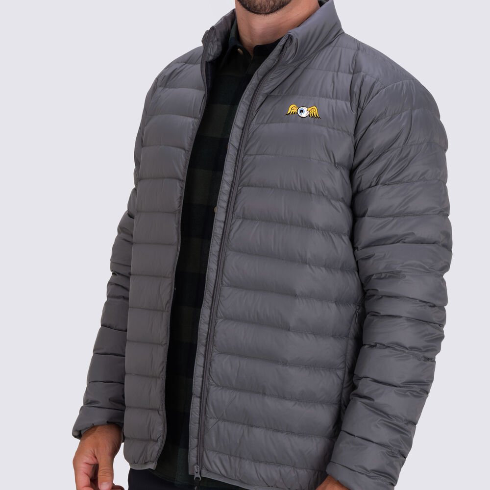 Custom Logo Men's Puffer Jacket For Sale Long Sleeve Latest Style Custom Made Men's Winter Puffer Down Jacket