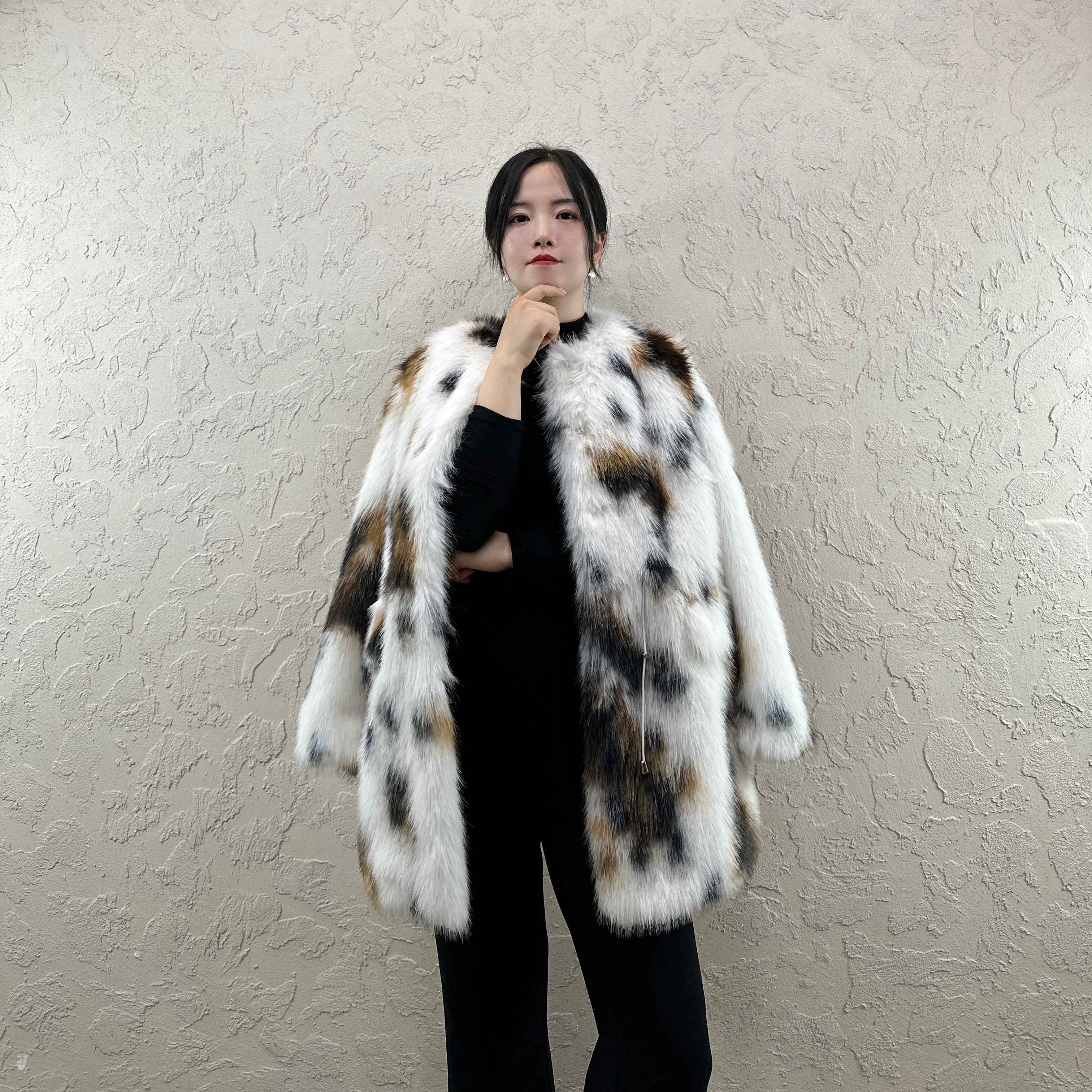 Wholesale High Quality 2024 Winter Coat Women Long Fur Faux Fur Coat Women Long Style Faux Fur Coat For Girl Lady