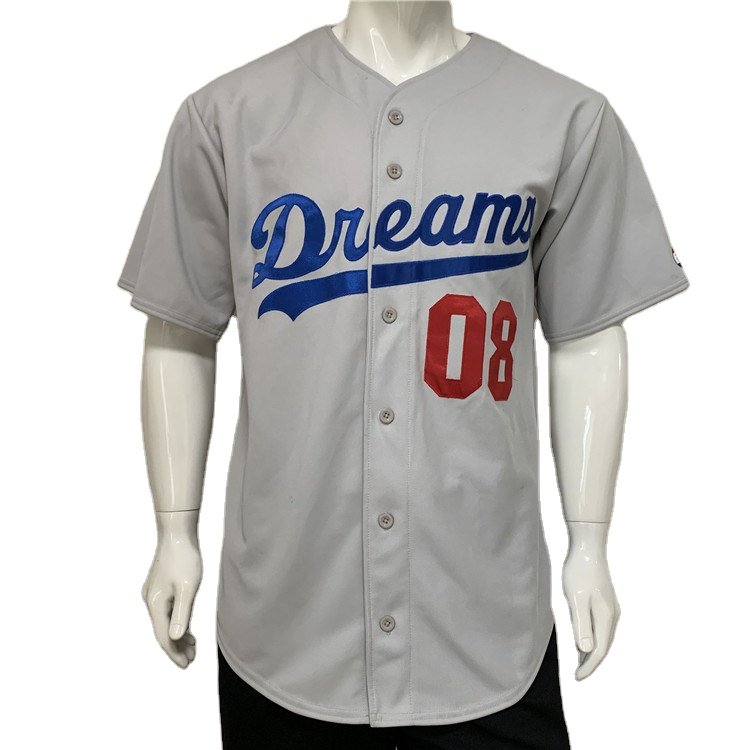 2024 Custom Design New York Men's Baseball Jersey Short Sleeve Button Up Baseball T Shirts