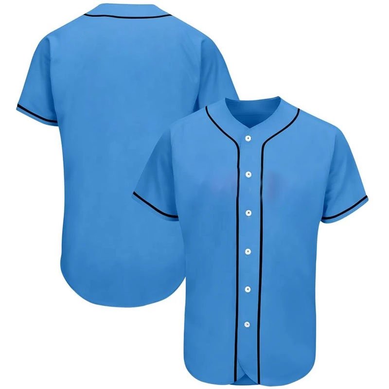 2024 Custom Design New York Men's Baseball Jersey Short Sleeve Button Up Baseball T Shirts