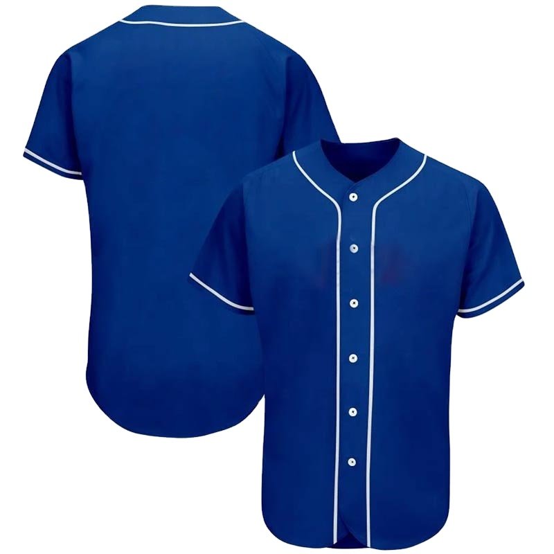 2024 Custom Design New York Men's Baseball Jersey Short Sleeve Button Up Baseball T Shirts