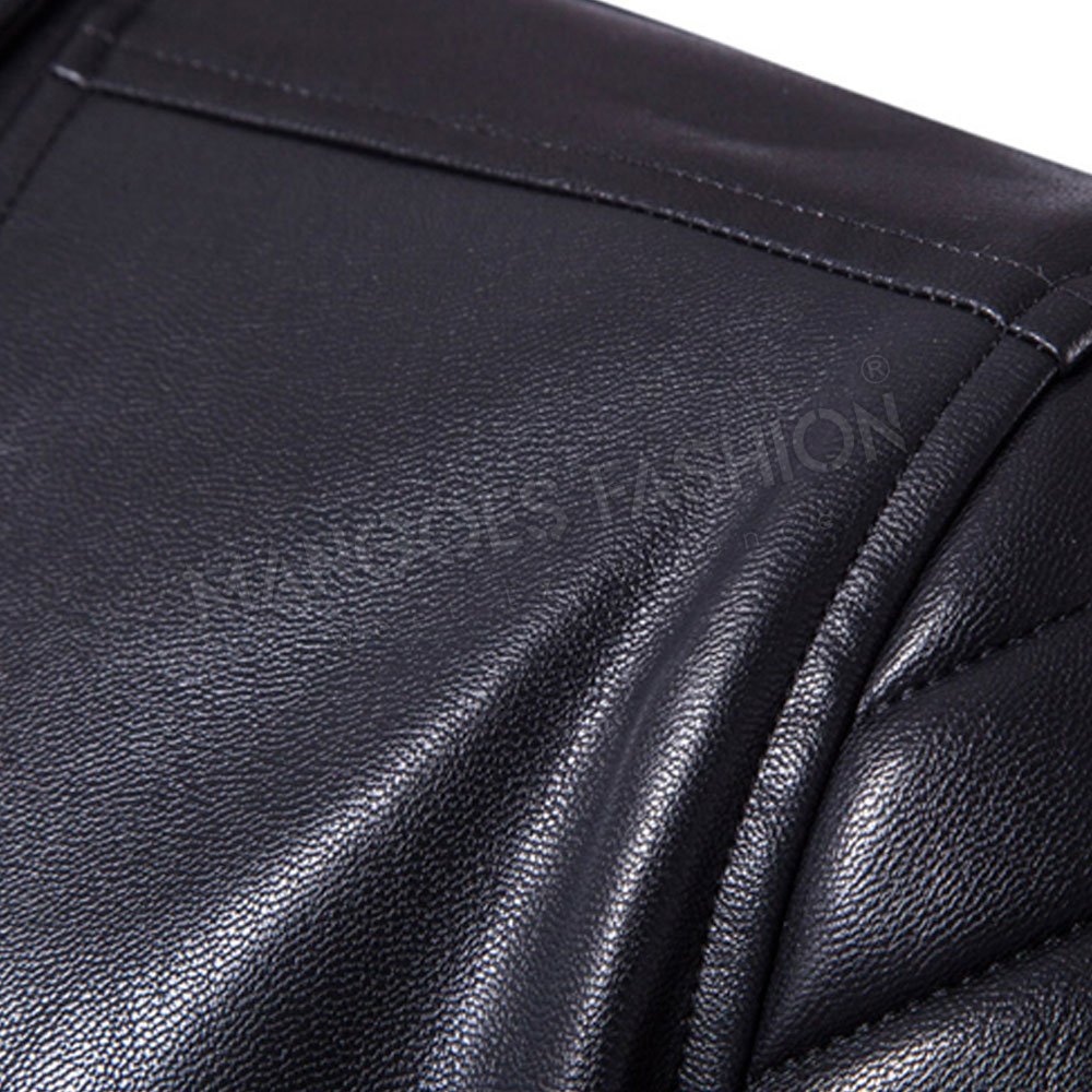 Custom-Made Genuine Leather Hot Product Plus Size Men's Jacket - Featuring Latest Design Men's Fashion Leather Outerwear