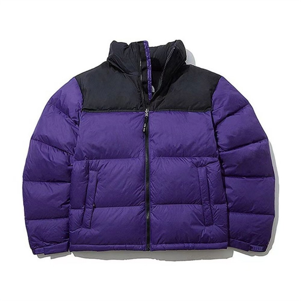 OEM Custom Padded Bubble Coat Puffer Duck Down Jacket Hooded Shiny Two Tone Men's Winter Bubble Jacket For Men