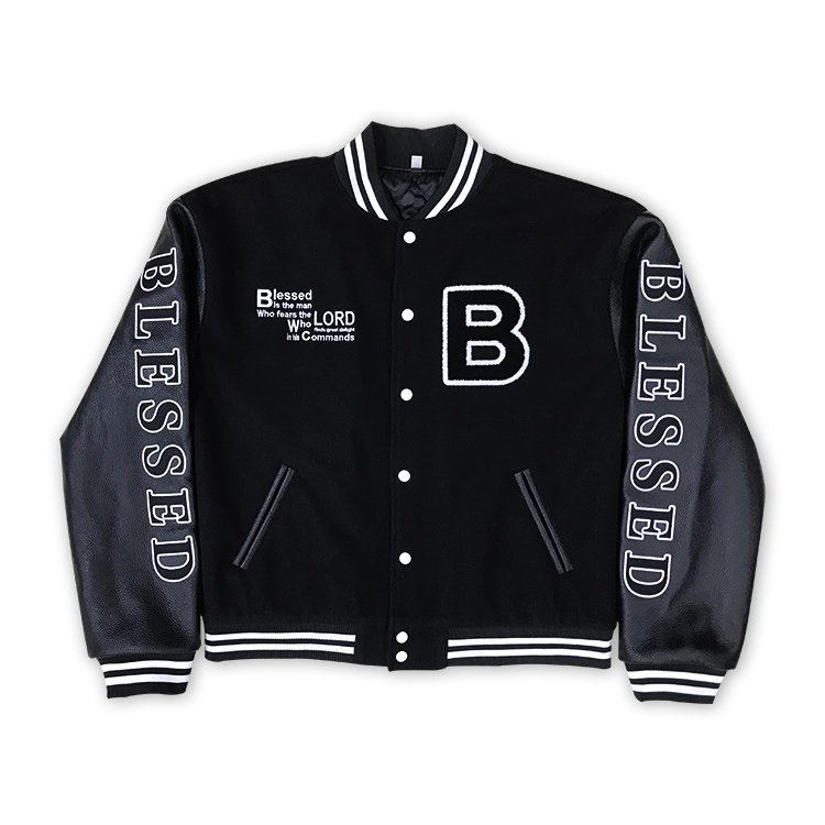 Custom Baseball Jacket Embroidered Logo Fashion Design Winter Letterman Men's Jacket