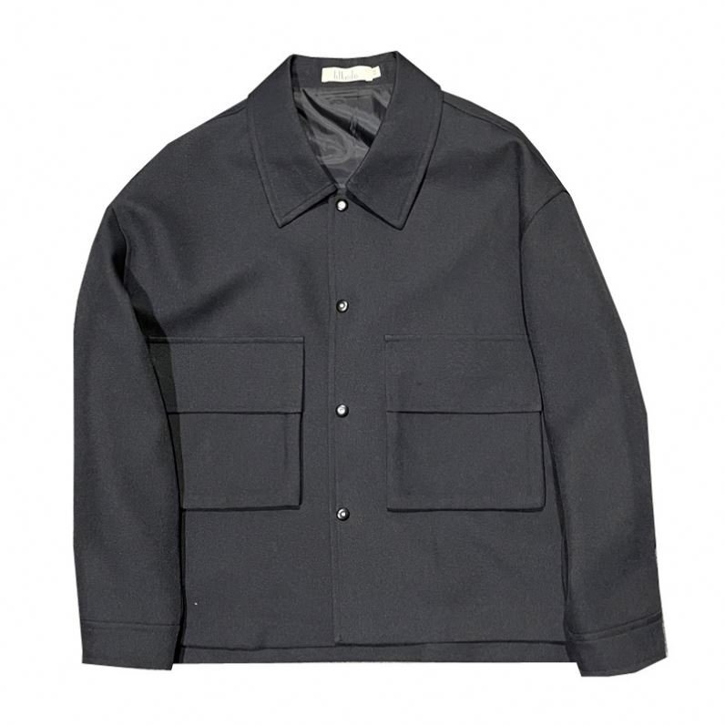 Hot Selling Casual Coat Turn-down Collar Single-breasted Cardigan Loose Slim Fit Men's Jackets