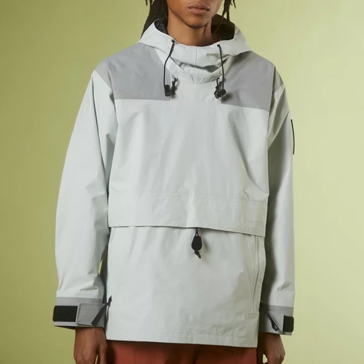 wholesale oversized windproof snow ski hoody pullover custom snowboard anorak windbreaker outdoor plus size men's jackets