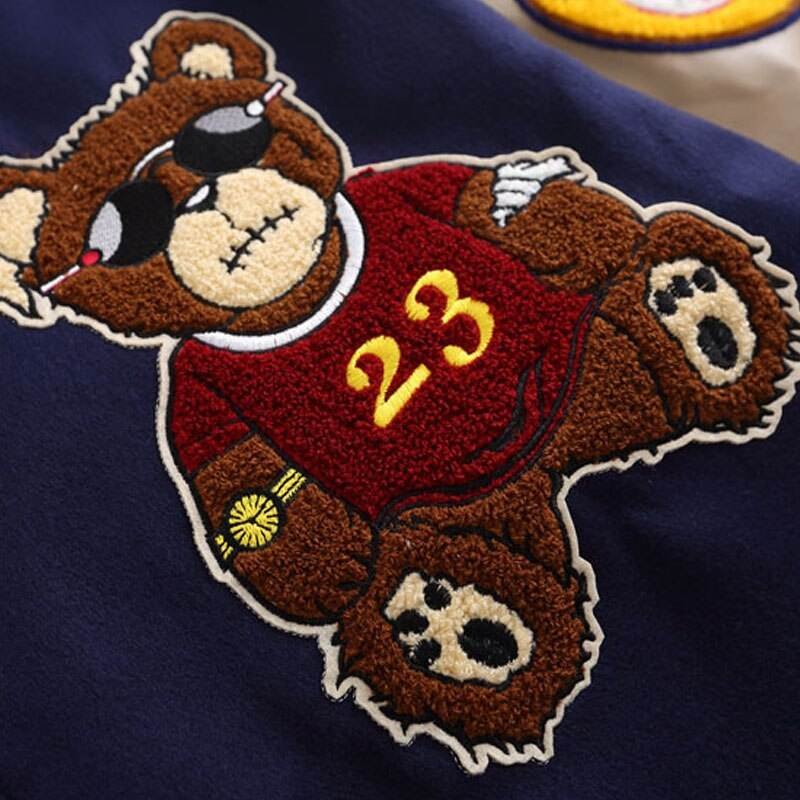 Men's Baseball Jacket Unisex Custom Button Letter Embroidered Men's Casual Varsity Jacket