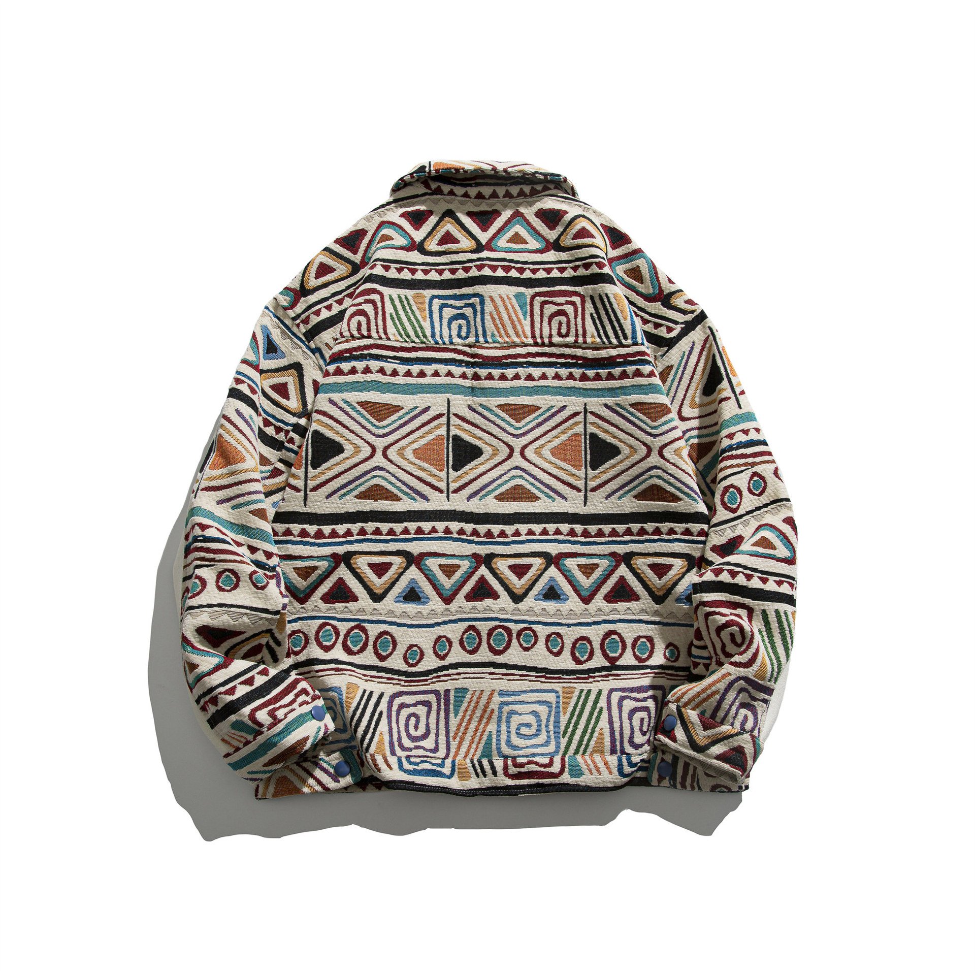 New Vintage-style Needle Embroidered Jacket For Men's Loose Jacket For Sportswear Men's Jacket
