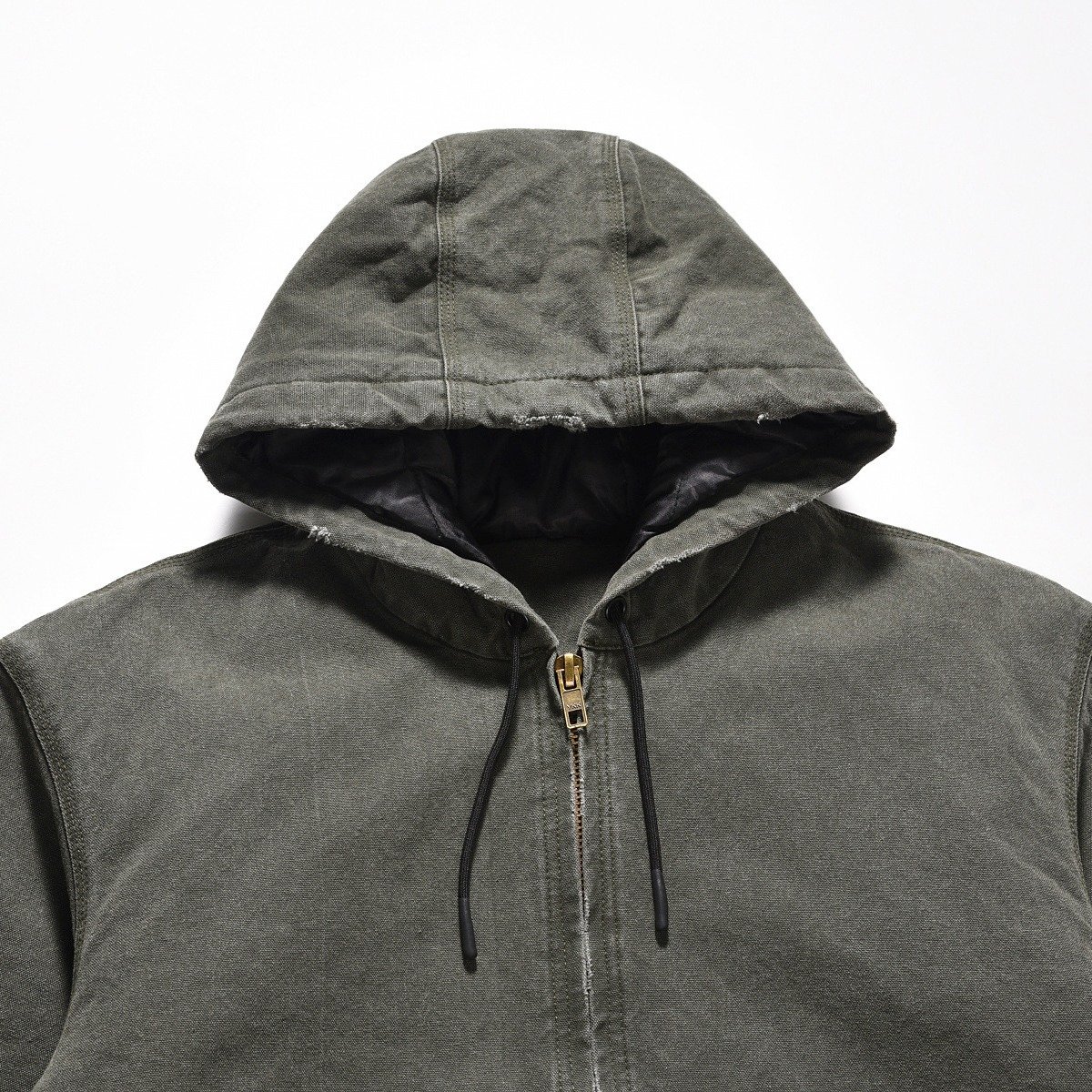 New style high street trendy men's jacket with thickened and cotton washed hooded jacket OEM