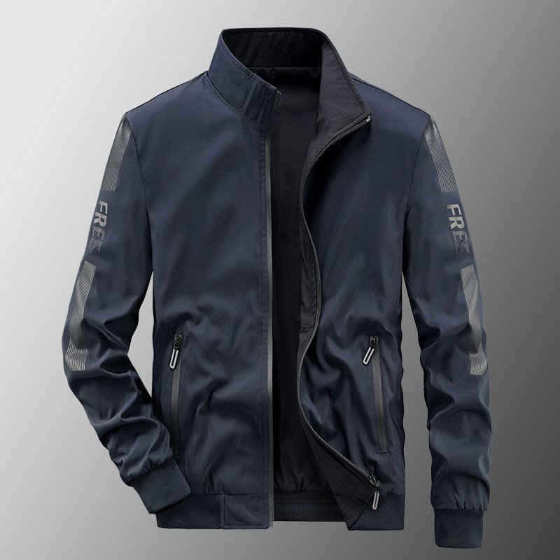 Men's Trendy Double-Sided Cotton Puffer Jacket Casual Baseball Outerwear for Autumn WinterOutdoor sports warm sportswear