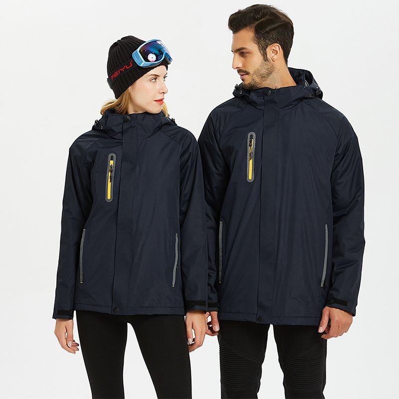 Men's Wholesale Lightweight Waterproof Hooded Jacket Outdoor Jacket Windbreaker Hiking Jacket