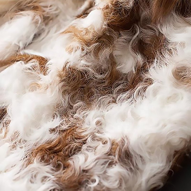 Men's Fox Fur Jacket with sheepskin