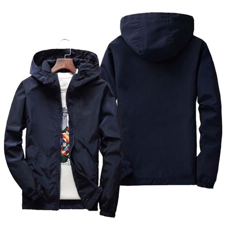 New Spring and Autumn Windbreaker, Sun Protection, Group Suit, Logo Printing Men's Jackets