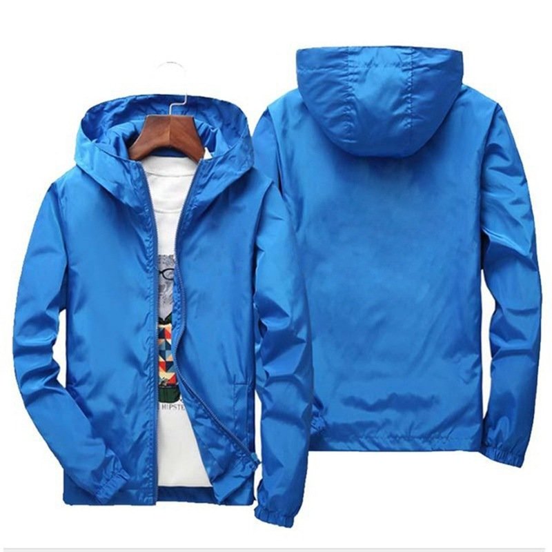 New Spring and Autumn Windbreaker, Sun Protection, Group Suit, Logo Printing Men's Jackets