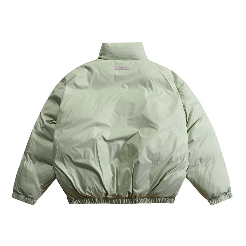 Custom Winter Wind Breaker Jacket For Men Half Zipper Cotton Coat Plus Size Men's Jackets