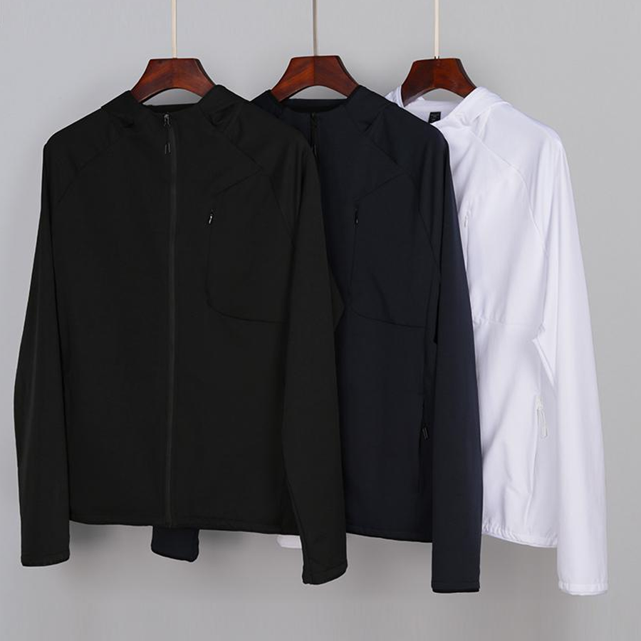 Sportswear Mens Jackets Custom Logo Athletic Fitness Jogging Breathable Quick Dry Sport Jacket Men Windbreaker Jacket