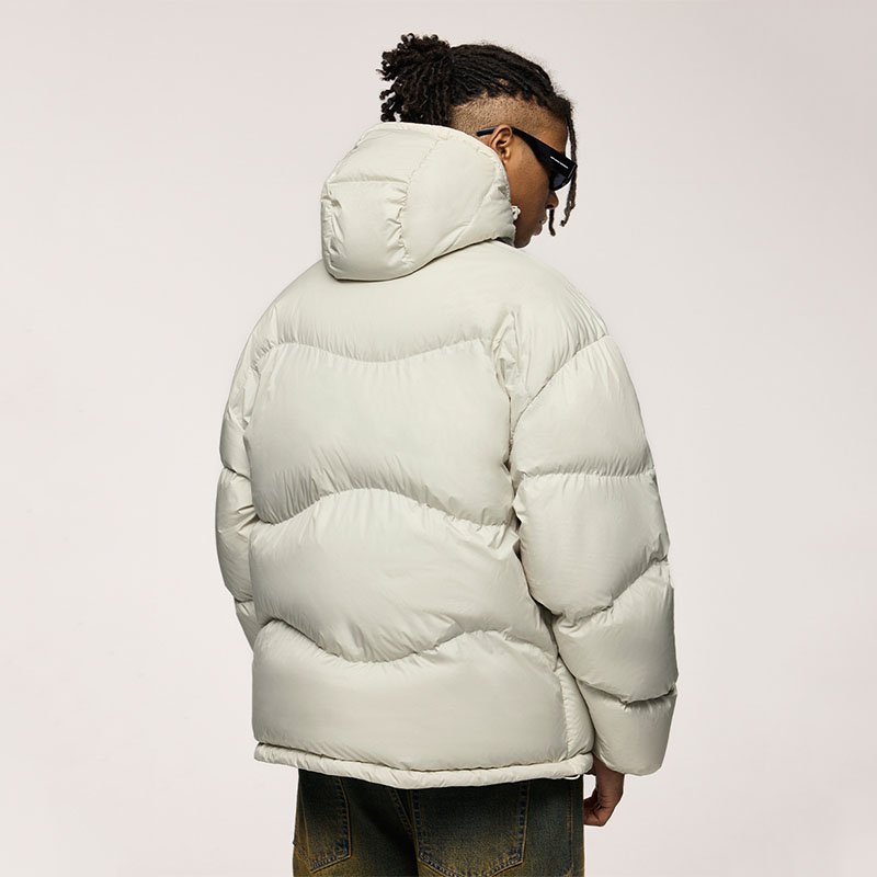 wholesale warm real feather down jacket high quality luxury bubble puff jacket unisex men's down jacket men clothing winter 2024