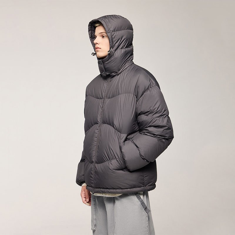 wholesale warm real feather down jacket high quality luxury bubble puff jacket unisex men's down jacket men clothing winter 2024
